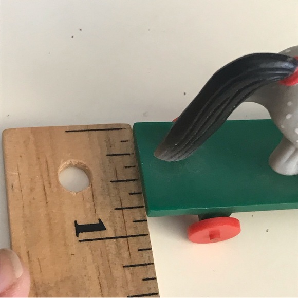 HALLMARK Christmas Merry Miniature 1985 Apaloosa Horse on Wheels  - VTG - Picture 12 of 12